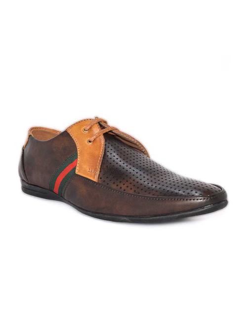 brown tpr lace up shoes - 12087988 - Very Small Image - 1