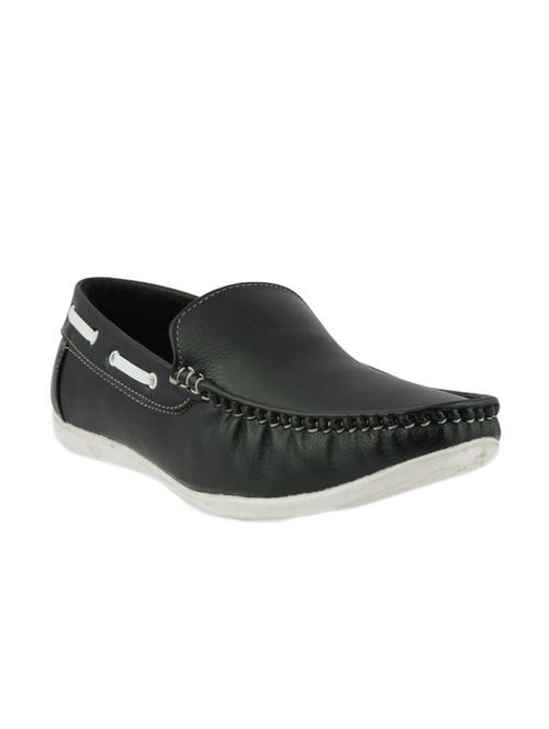 black leatherete loafer - 12088021 - Very Small Image - 1