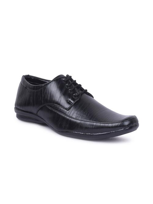 black leatherete derby - 12088022 - Very Small Image - 1