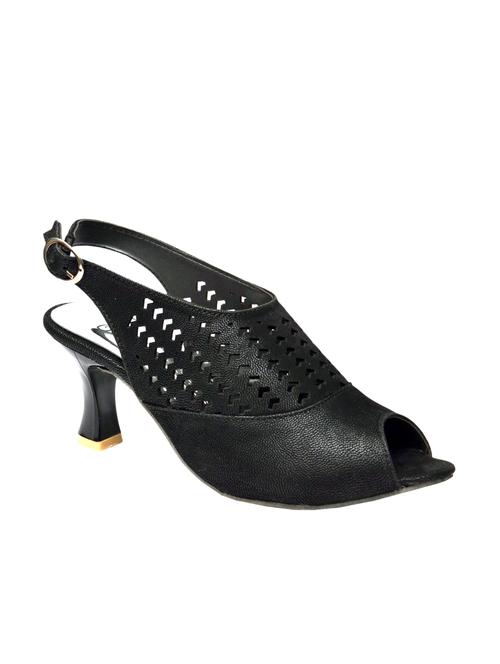 black suede back strap sandals - 12088903 - Very Small Image - 1