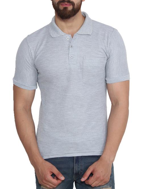 grey cotton tshirt - 12095380 - Very Small Image - 1