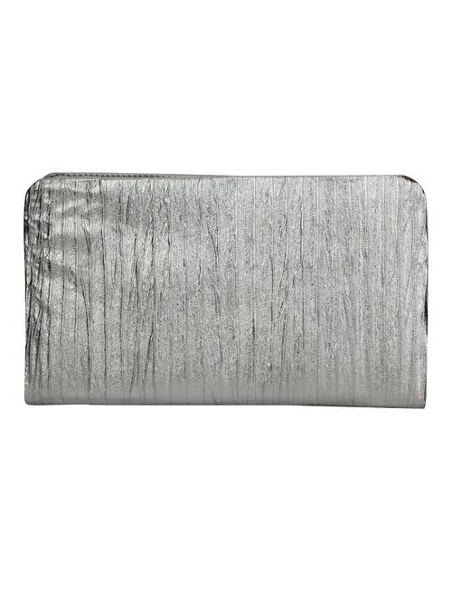 silver textured clutch - 1209846 - Very Small Image - 1