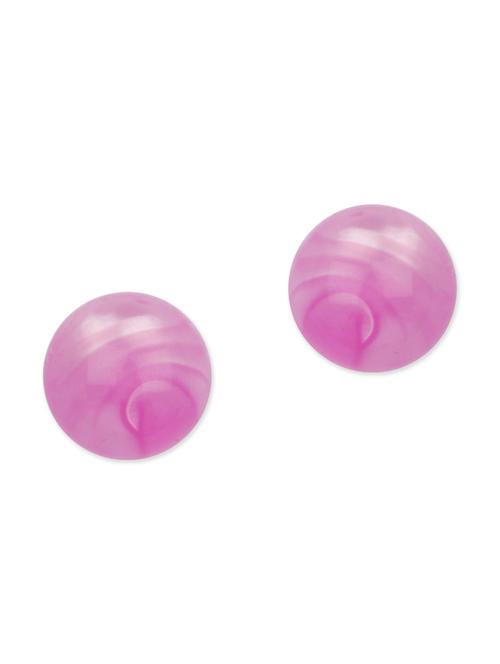 Diva Walk pink alloy earring - 12100686 - Very Small Image - 1