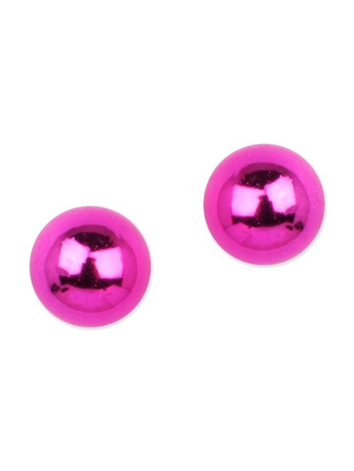 Diva Walk pink studs earrings - 12100721 - Very Small Image - 1