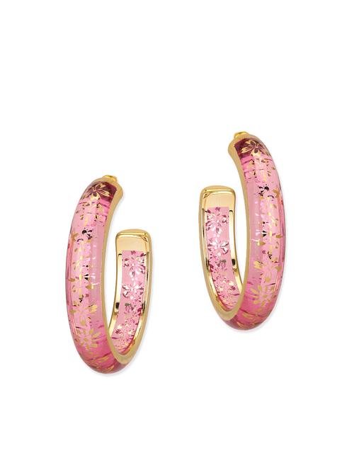 pink copper hoop earring - 12102351 - Very Small Image - 1