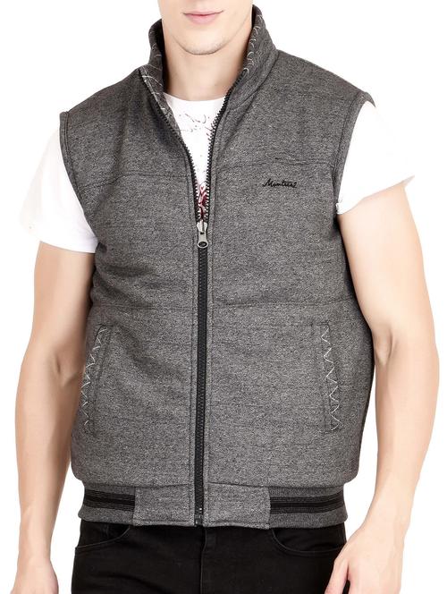 black fleece sweatshirt - 12103364 - Very Small Image - 1