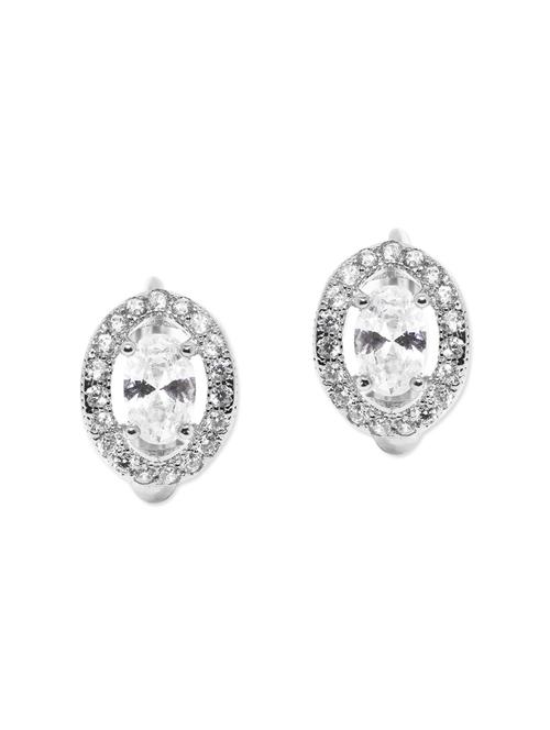 silver metal studs earring - 12106669 - Very Small Image - 1
