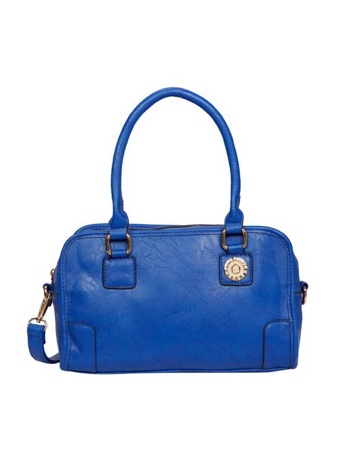blue leatherette handbag - 12107240 - Very Small Image - 1