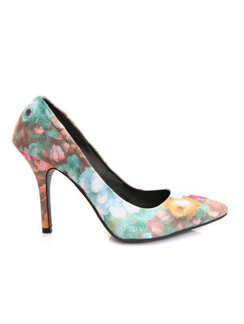 multi-coloured printed suede pointed heels - 1210741 - Very Small Image - 1