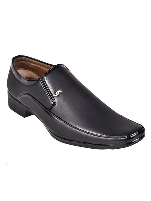 black leatherette slip on - 12107637 - Very Small Image - 1