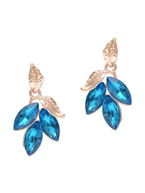 green precious stone metallic earrings - 1210836 - Very Small Image - 1