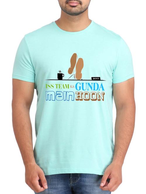 blue cotton tshirt - 12109863 - Very Small Image - 1