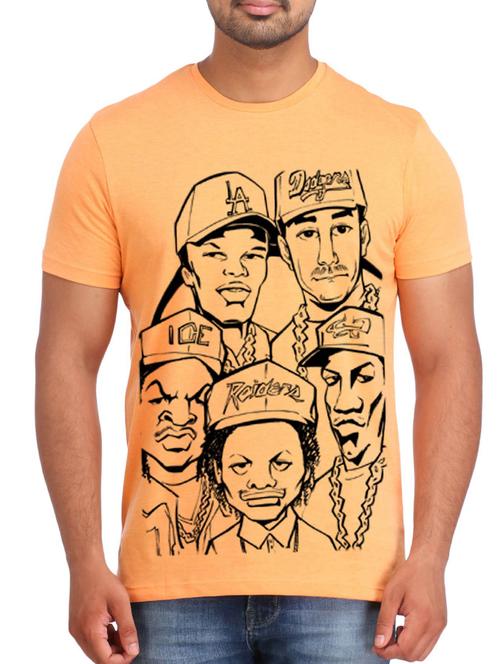 orange cotton tshirt - 12109936 - Very Small Image - 1