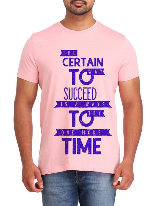 pink cotton tshirt - 12110056 - Very Small Image - 1