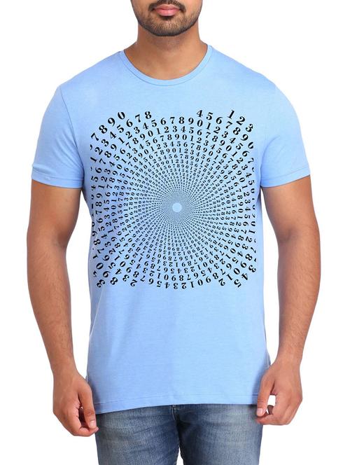 blue cotton tshirt - 12110072 - Very Small Image - 1