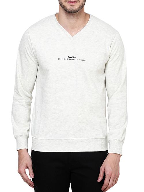 beige acrylic sweatshirt - 12112798 - Very Small Image - 1