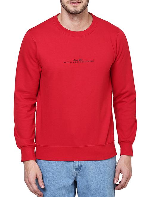 red acrylic sweatshirt - 12112804 - Very Small Image - 1