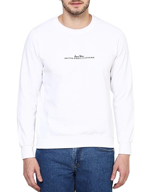 white acrylic sweatshirt - 12112805 - Very Small Image - 1