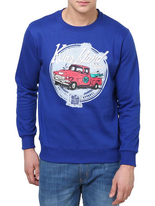 blue acrylic sweatshirt - 12112825 - Very Small Image - 1