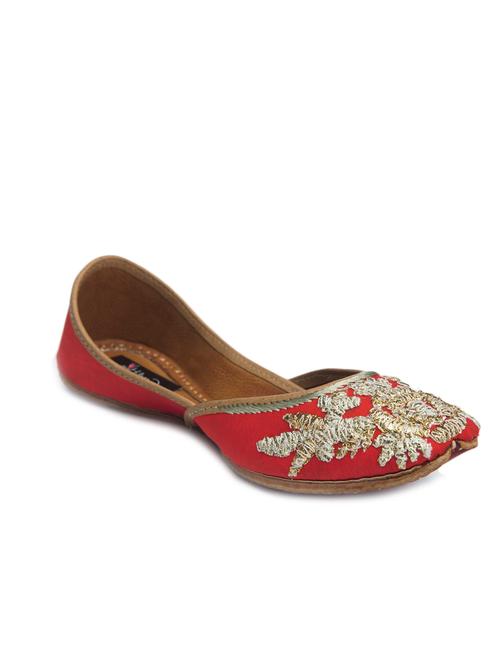 coral gota work handcrafted mojris - 12112877 - Very Small Image - 1