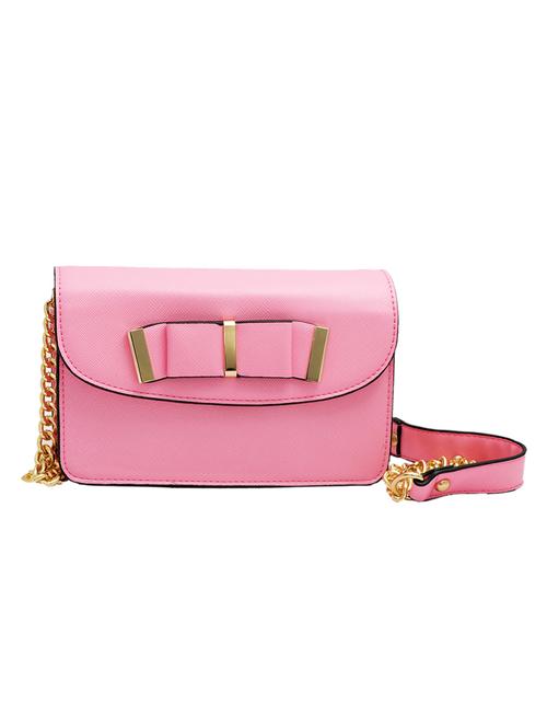 pink leatherette bow sling - 1211434 - Very Small Image - 1