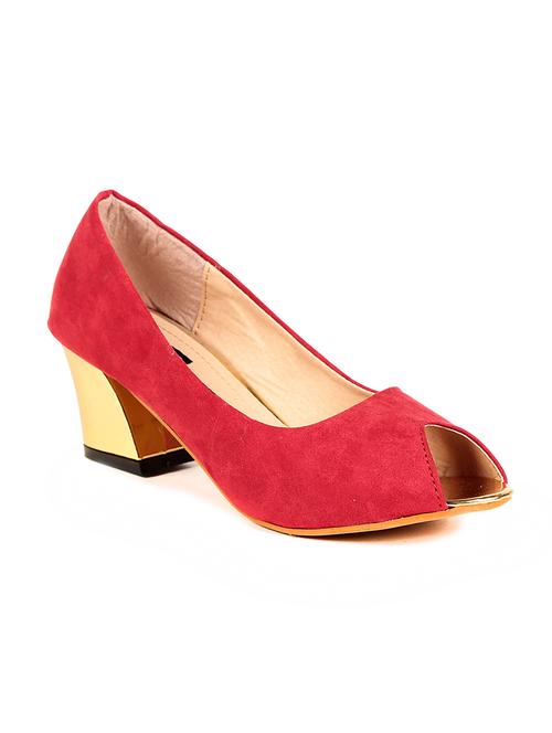 red suede sandal - 12115446 - Very Small Image - 1