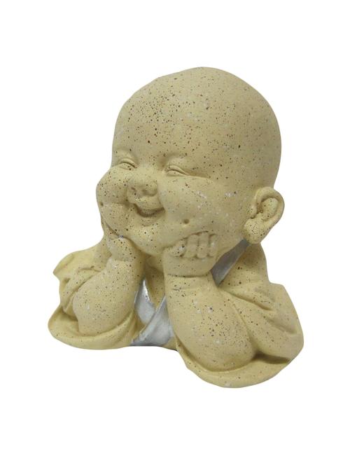 beige earthen laughing buddha - 12115883 - Very Small Image - 1