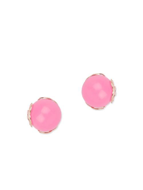 Diva Walk baby pink studs earrings - 12121759 - Very Small Image - 1