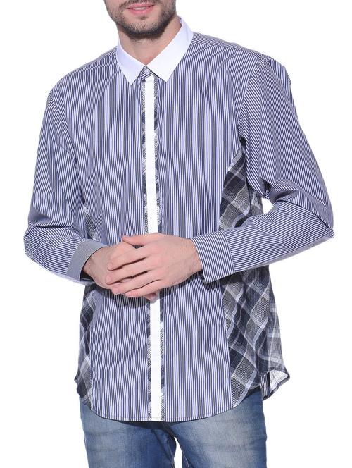 multi colored cotton casual shirt - 12125107 - Very Small Image - 1