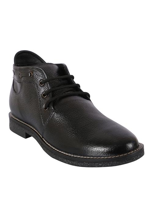 black leather lace up derby - 12125134 - Very Small Image - 1