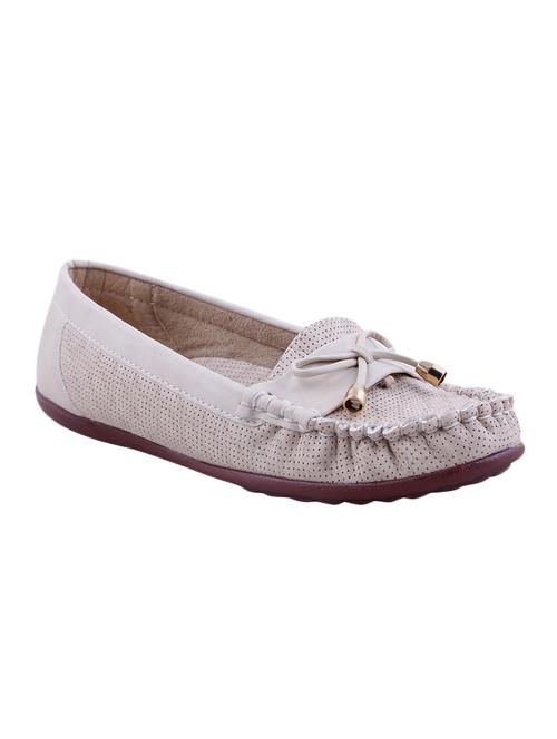 beige faux leather loafer - 12126462 - Very Small Image - 1