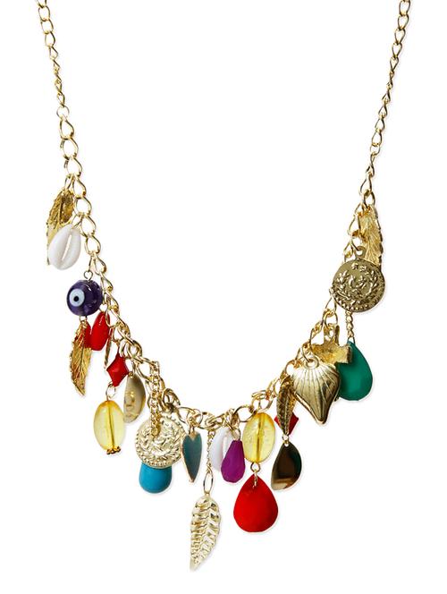 multicoloured embellished necklace - 1213774 - Very Small Image - 1