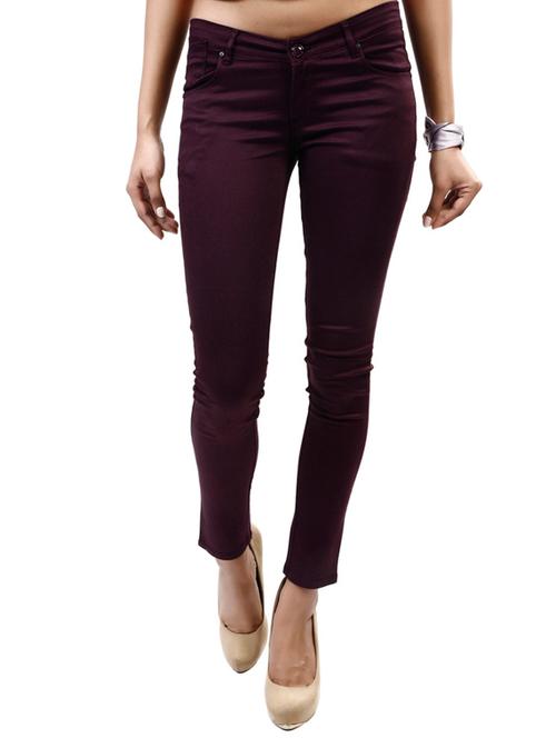 brown denim chinos - 12139868 - Very Small Image - 1