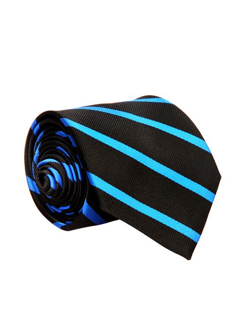 blue color, microfiber neck tie - 12140057 - Very Small Image - 1