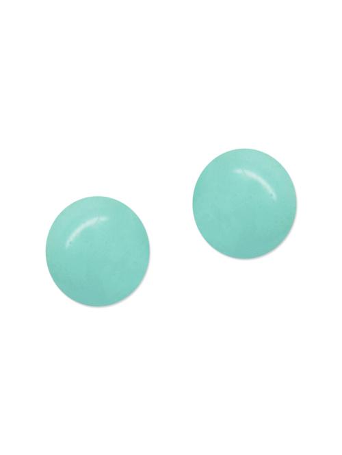 blue gold plated studs earring - 12140116 - Very Small Image - 1