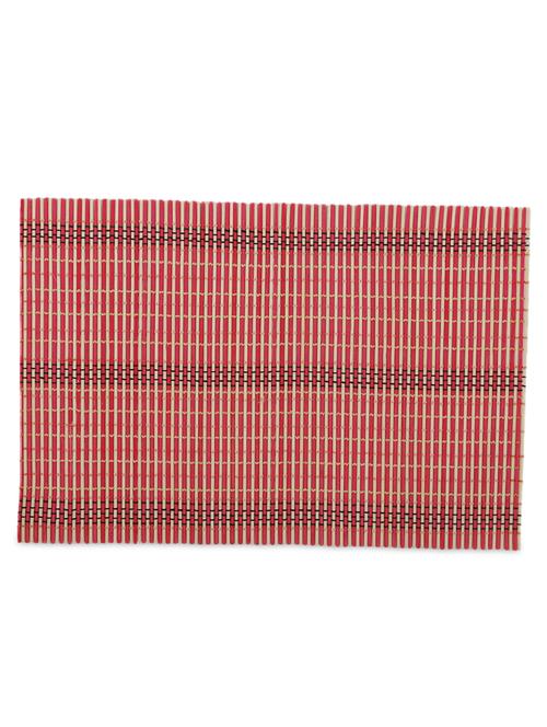 red bamboo table mat - 1214287 - Very Small Image - 1
