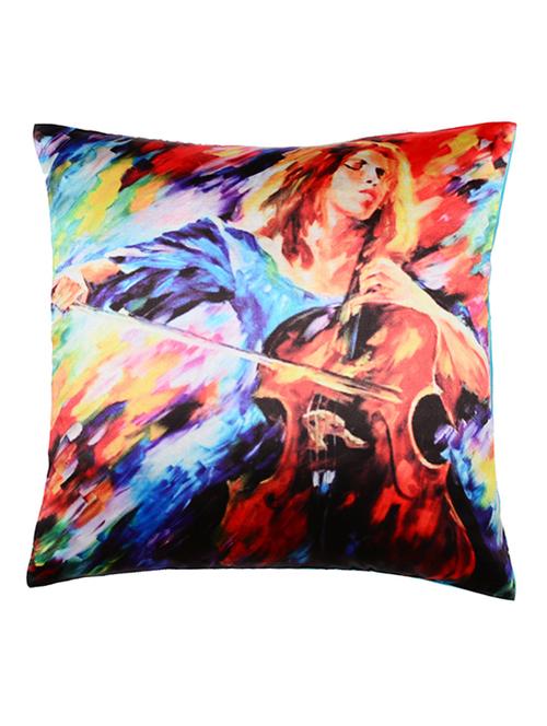 shibori designs digital rockstar printed cushion cover(set of 2) in blue - 12143905 - Very Small Image - 1