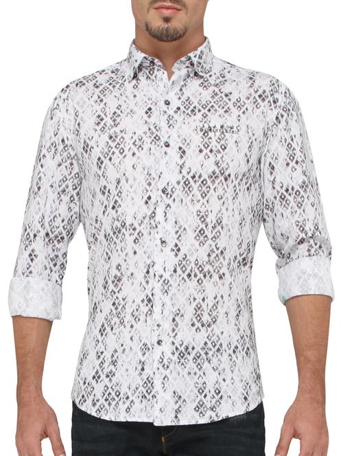 black linen casual shirt - 12144105 - Very Small Image - 1