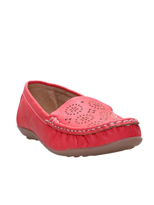 red faux leather loafer - 12147932 - Very Small Image - 1