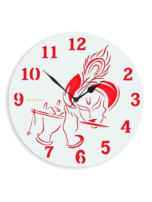 Shri Krishna wall Clock - 12148021 - Very Small Image - 1