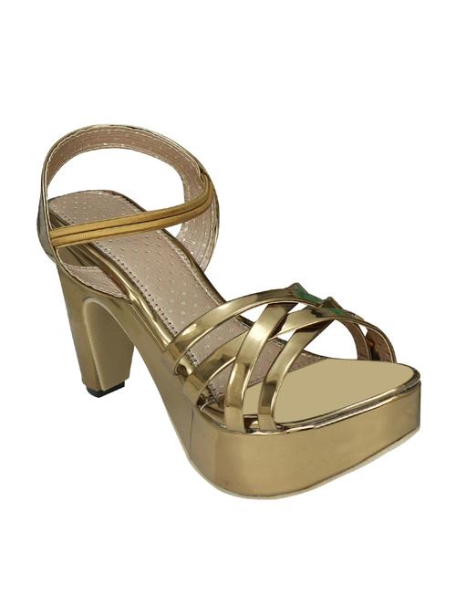 gold back strap sandal - 12148819 - Very Small Image - 1