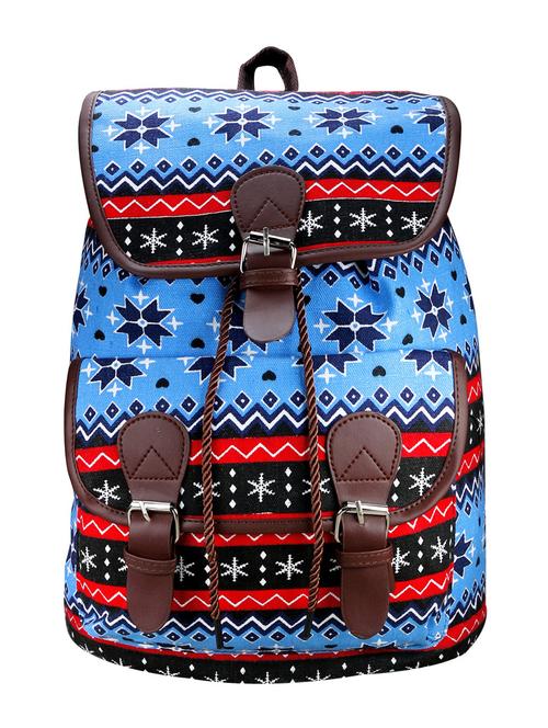 multi colored canvas backpack - 12151046 - Very Small Image - 1