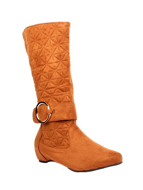 tan knee length boot - 12151462 - Very Small Image - 1
