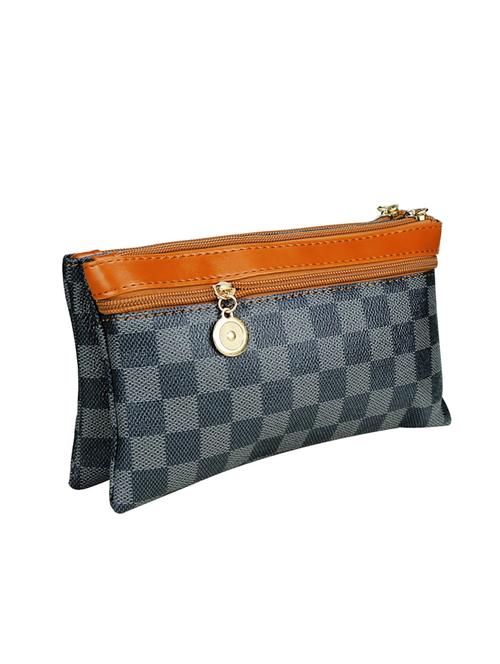 multi colored synthetic leather clutch with sling - 12151696 - Very Small Image - 1