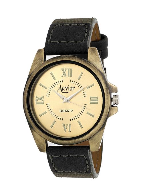 aavior modi aa.071 black analog watch for men and boys - 12155468 - Very Small Image - 1