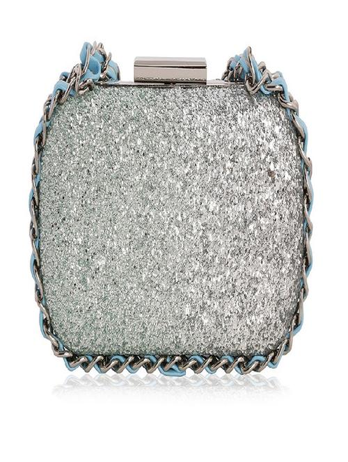 chic silver box clutch - 1215900 - Very Small Image - 1