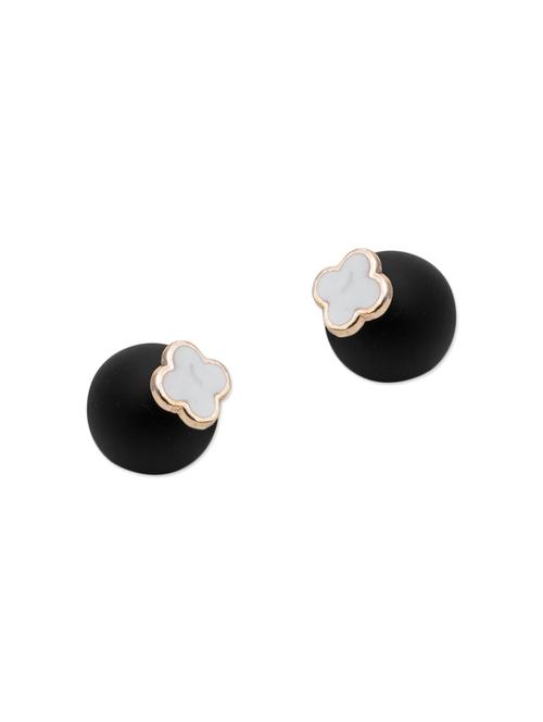 black metal studs earring - 12160974 - Very Small Image - 1