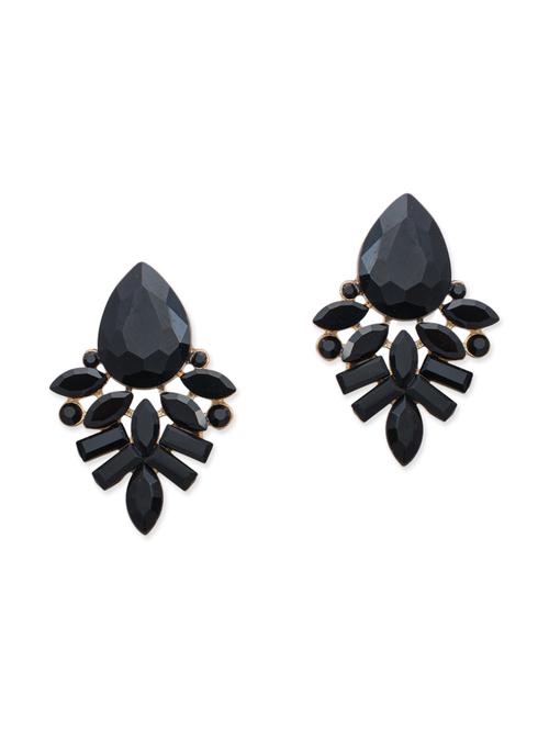 black metal drop earring - 12160987 - Very Small Image - 1