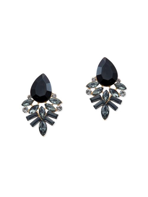 black metal drop earring - 12160989 - Very Small Image - 1