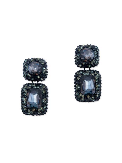 black metal drop earring - 12160994 - Very Small Image - 1